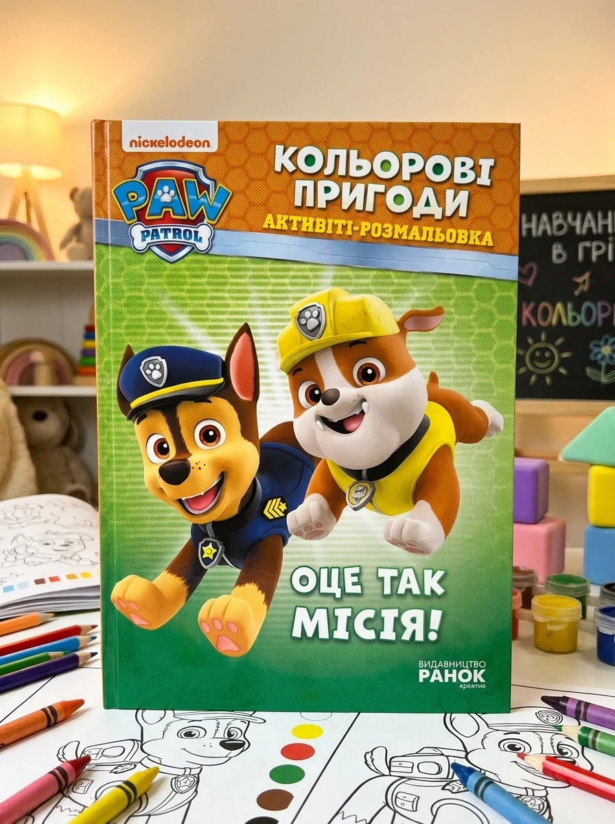 Щенячий патруль. Кольорові пригоди. Оце так місія! (У)