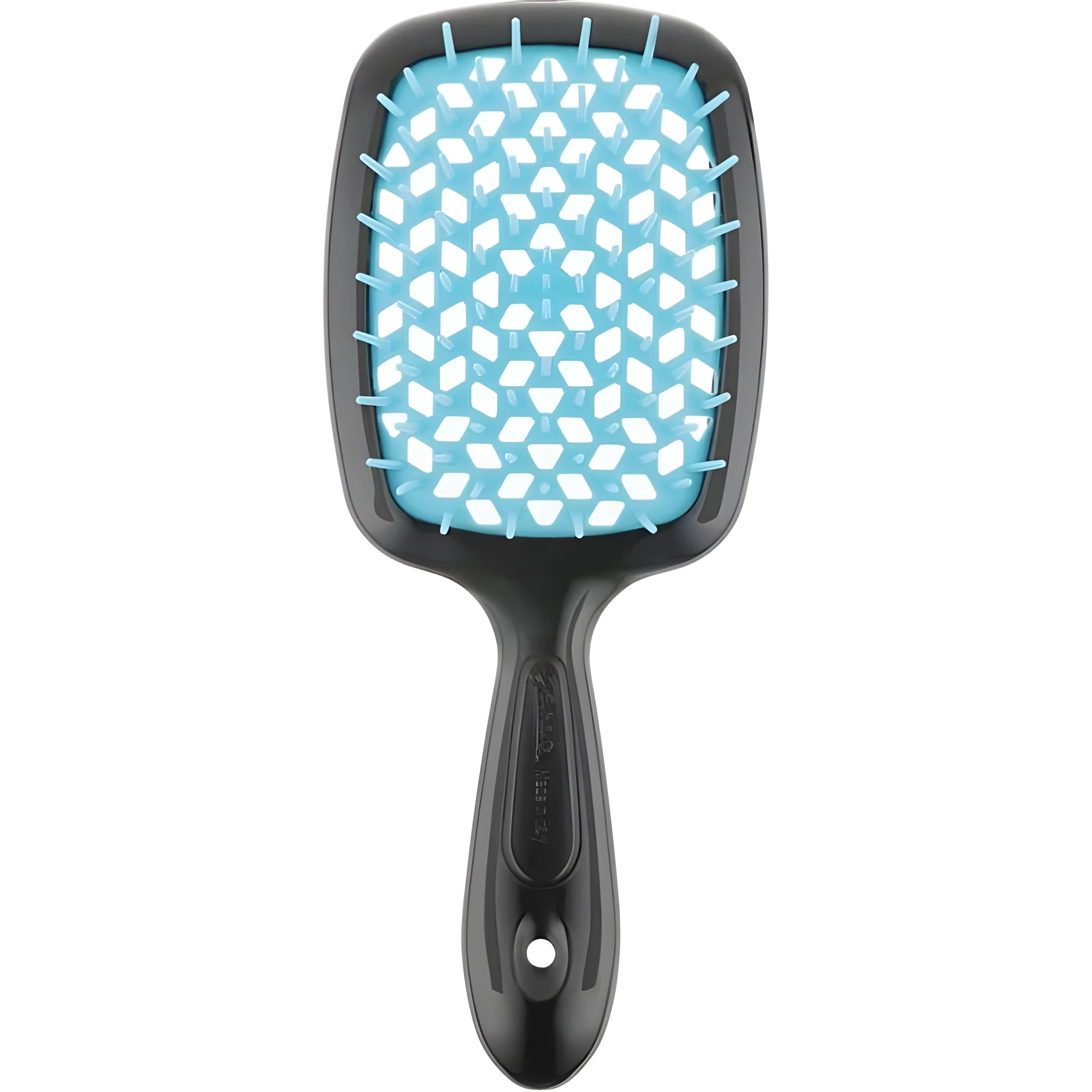 Щітка для волосся Janeke Superbrush чорно-блакитний OL18