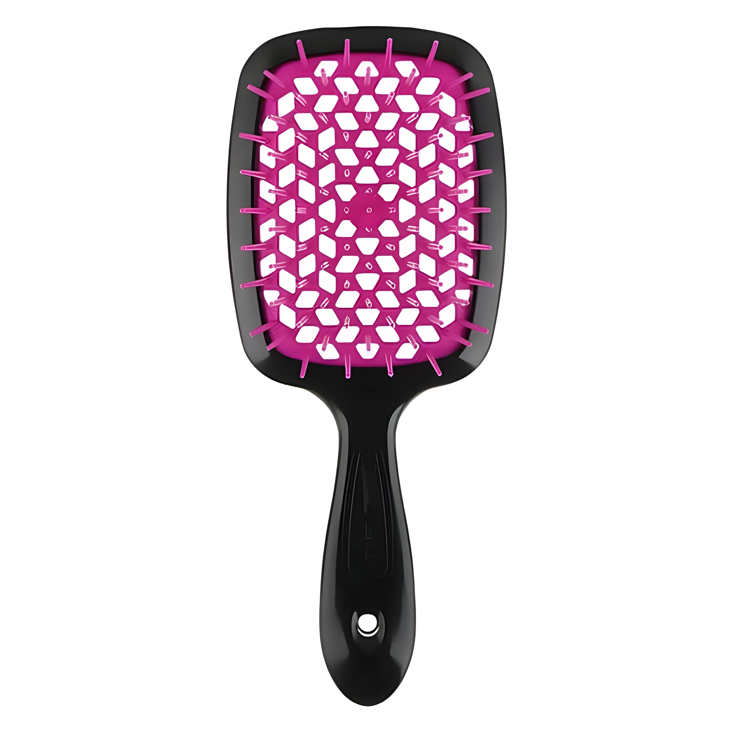 Щітка для волосся Janeke Superbrush чорно-рожева OL4