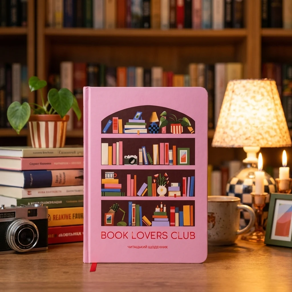 Щоденник читацький "Book lovers club" — Щоденники та планери