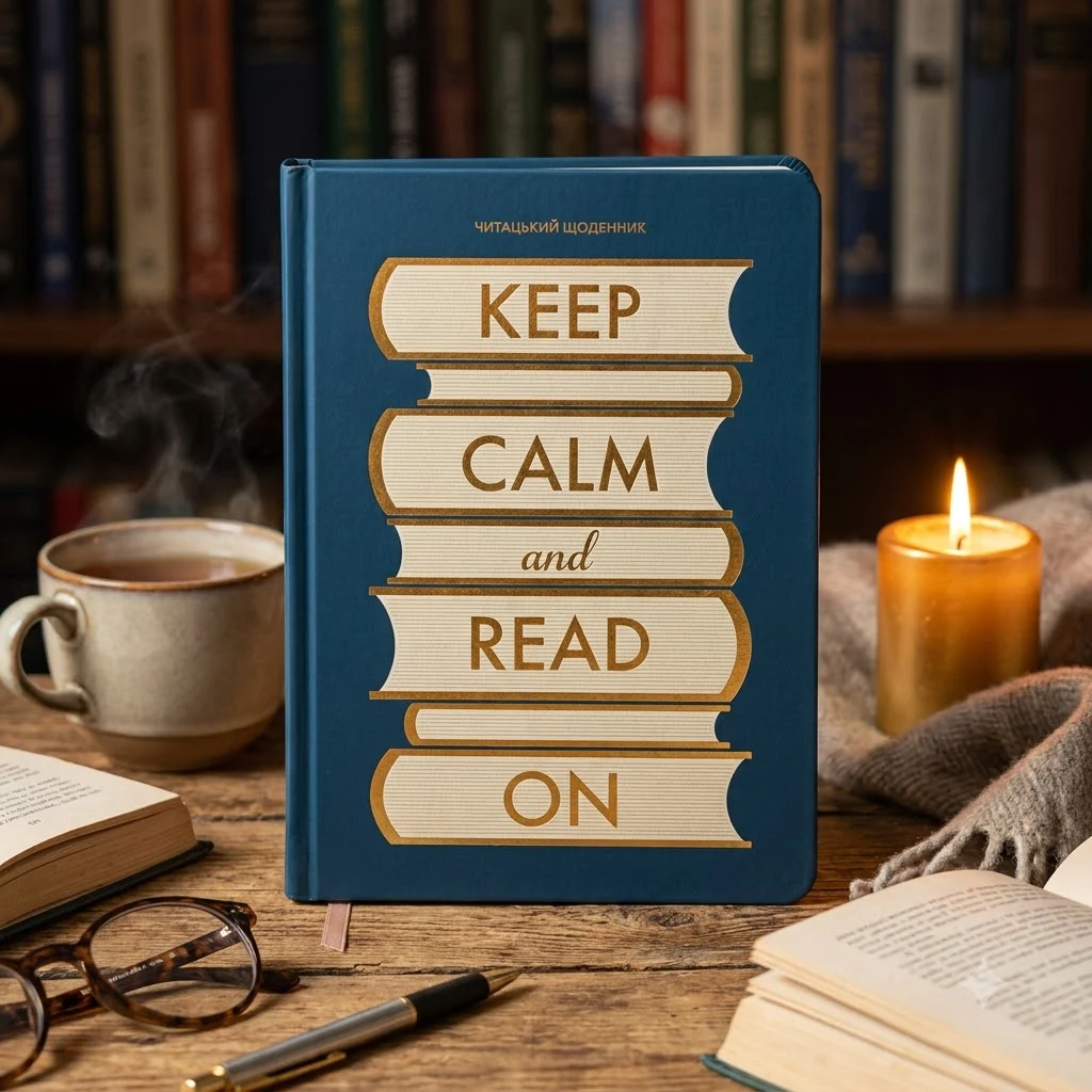 Щоденник читацький "Keep calm and read on"