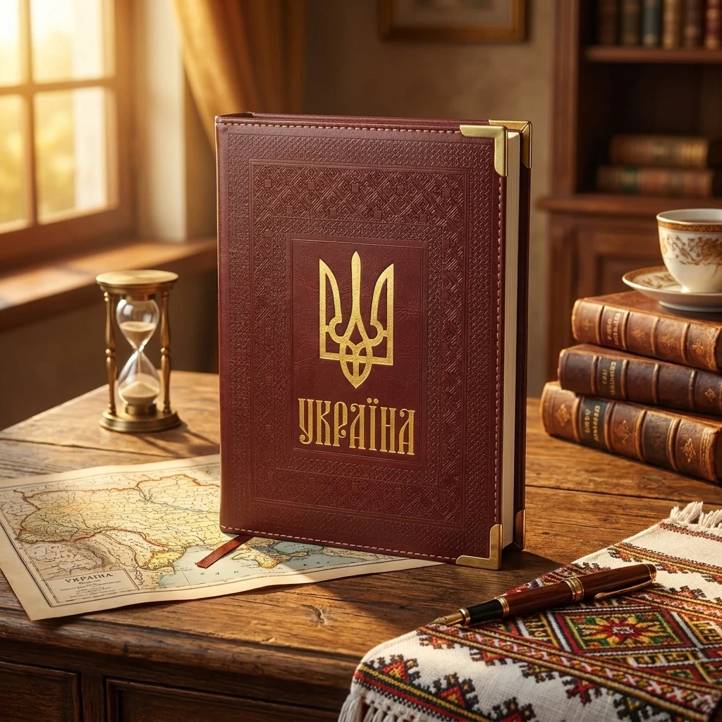 Щоденник датований А5 168 аркушів Statut коричневий Buromax