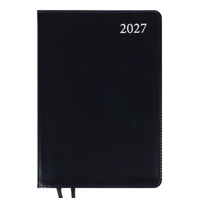 Щоденник датований А5 184 акруші "Aldento" чорний Leo Planner