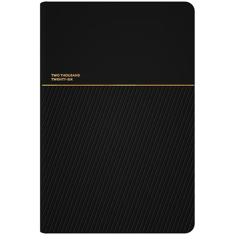 Щоденник датований 2026 Axent Partner Traces 145х210 чорний 8829-26-1-A
