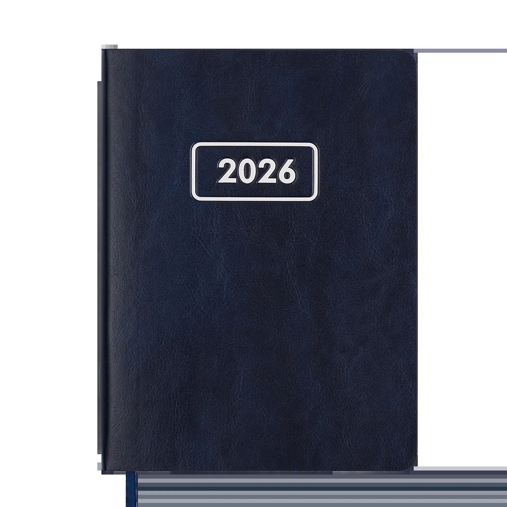 Щоденник датований A5 2026 Buromax Memory синій BM.21151-02