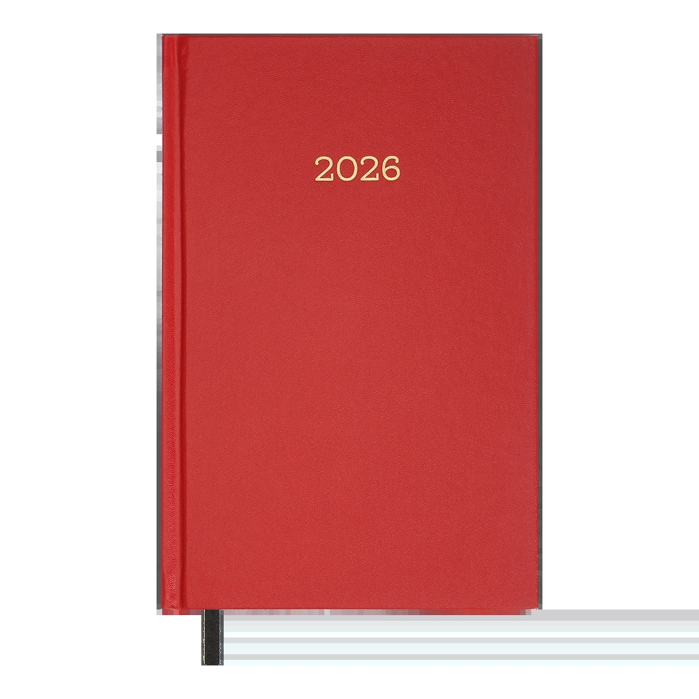 Щоденник Buromax Simple A5 2026 червоний — Блокноти та щоденники