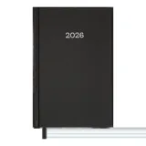 Щоденник датований A5 2026 Buromax Simple чорний — фото 2