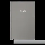 Щоденник датований A5 2026 Buromax Simple сірий — фото 2