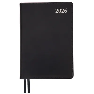 Щоденник датований А5 2026 Leo Planner Aldento інтегральний темно-синій