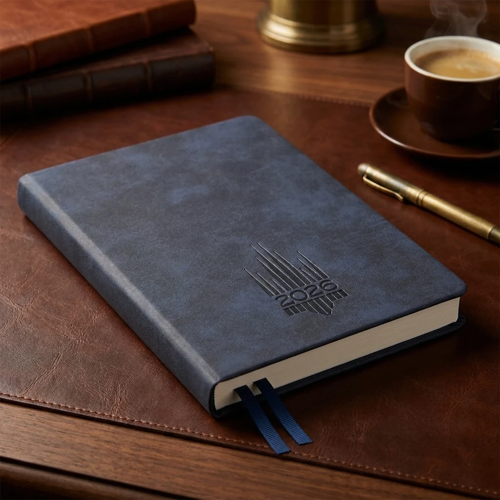 Щоденник Leo Planner Leader А5 синій м'який — Блокноти та щоденники