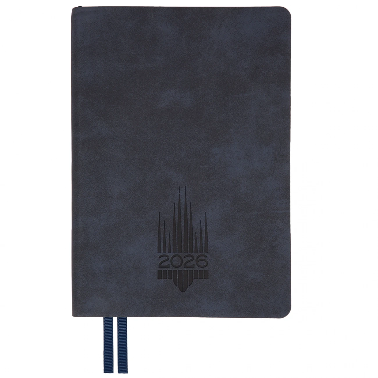 Щоденник датований А5 2026 Leo Planner Leader м`який синій