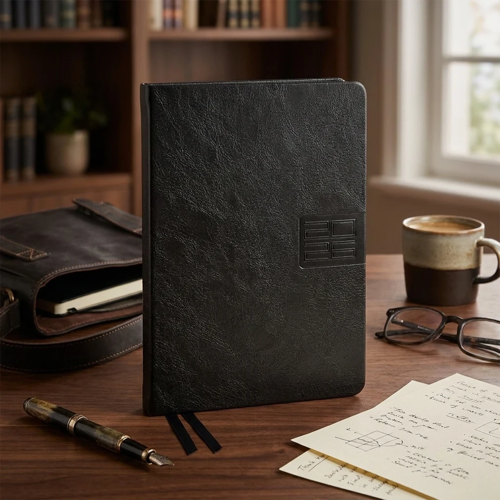 Щоденник датований А5 2026 Leo Planner Persona твердий чорний — Блокноти та щоденники