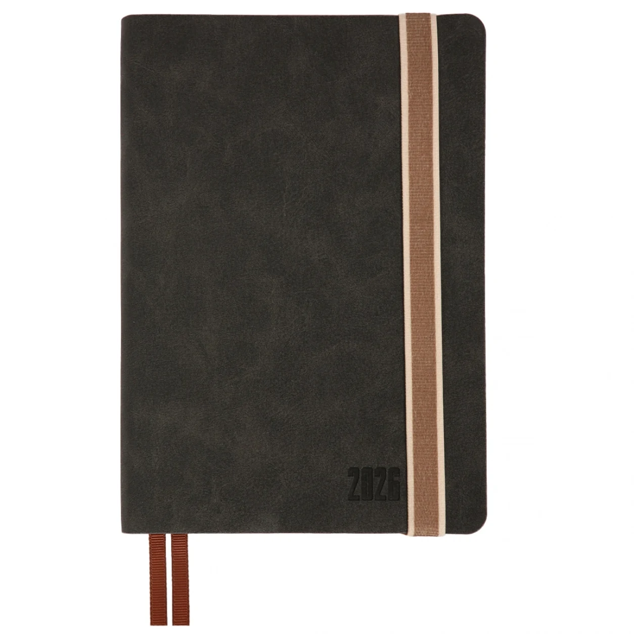 Щоденник датований А5 2026 Leo Planner Trend м'який чорний — фото 3