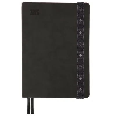 Щоденник датований А5 2026 Leo Planner Voyage м`який графітовий
