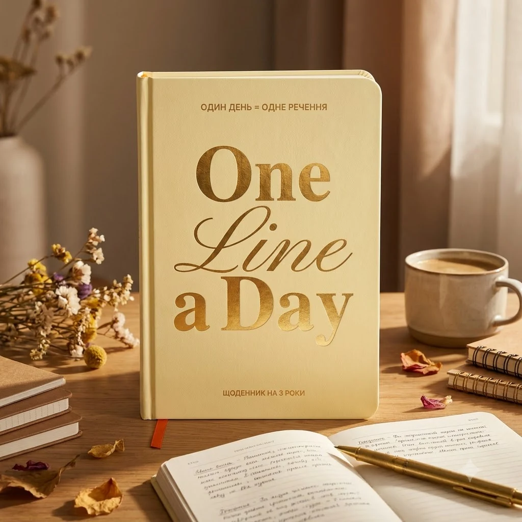 Щоденник на 3 роки "One line a day" світлий