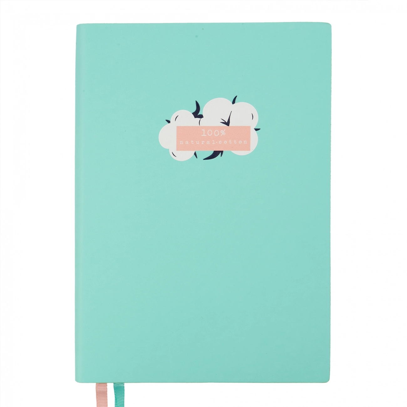 Щоденник не датований А5 YES Cotton мятний — фото 4