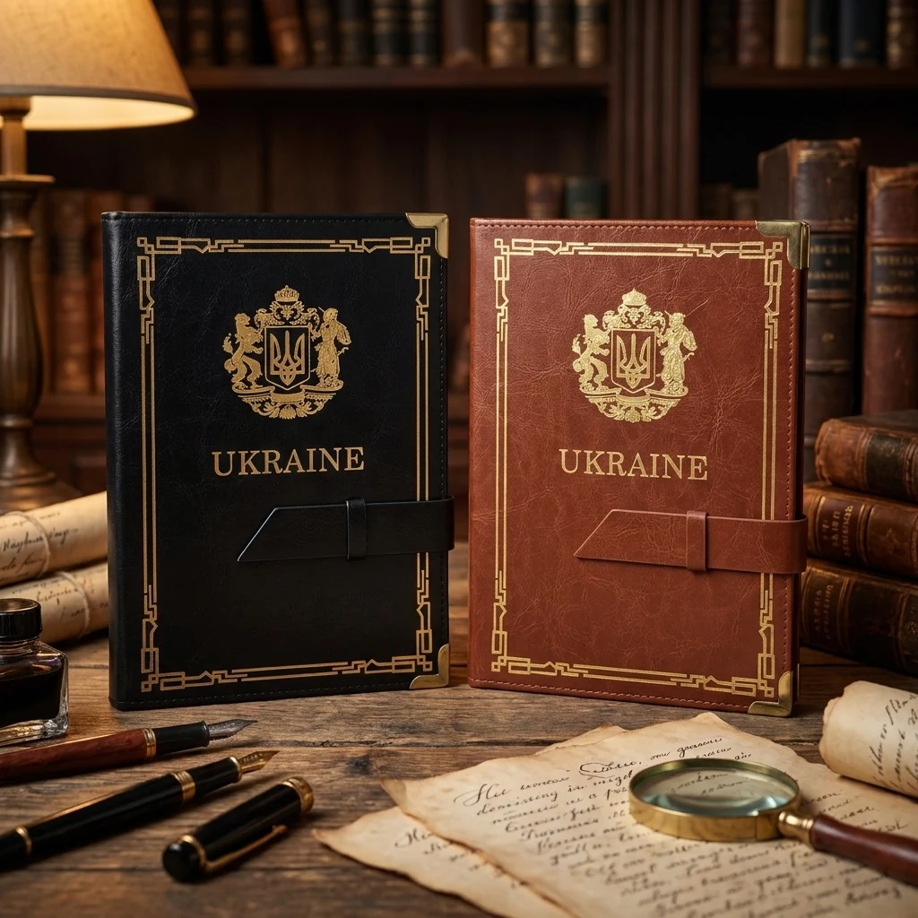 Щоденник недатований А5 150 аркушів, ш/з "Герб"