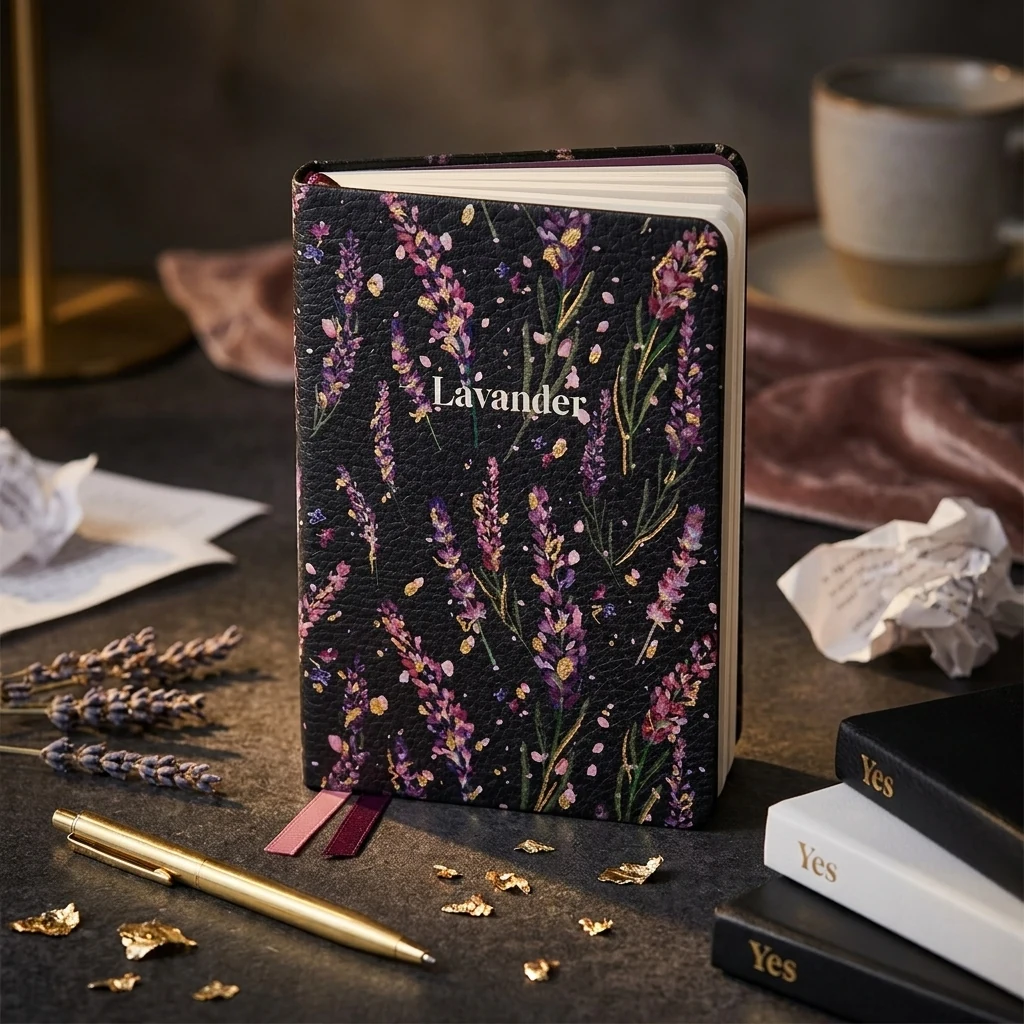 Щоденник недатований А6 160 аркушів ш/з "Lavander" Leo planner