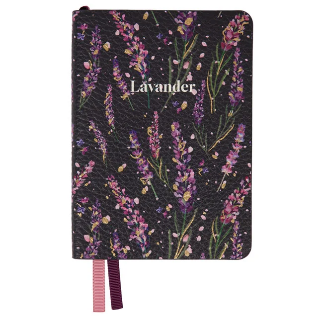 Щоденник недатований А6 160 аркушів ш/з "Lavander" Leo planner