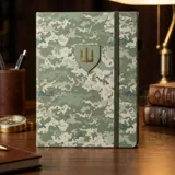 Щоденник недатований А5 Buromax Military світло-зелений — фото 1