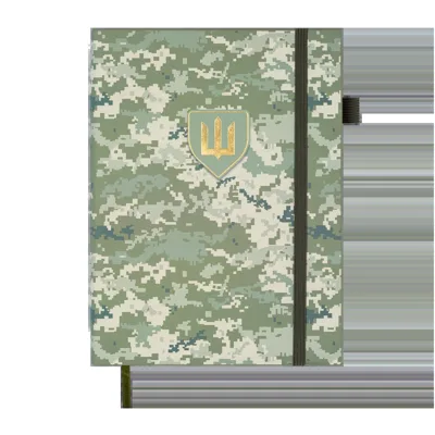 Щоденник недатований А5 Buromax Military світло-зелений BM.20700-15