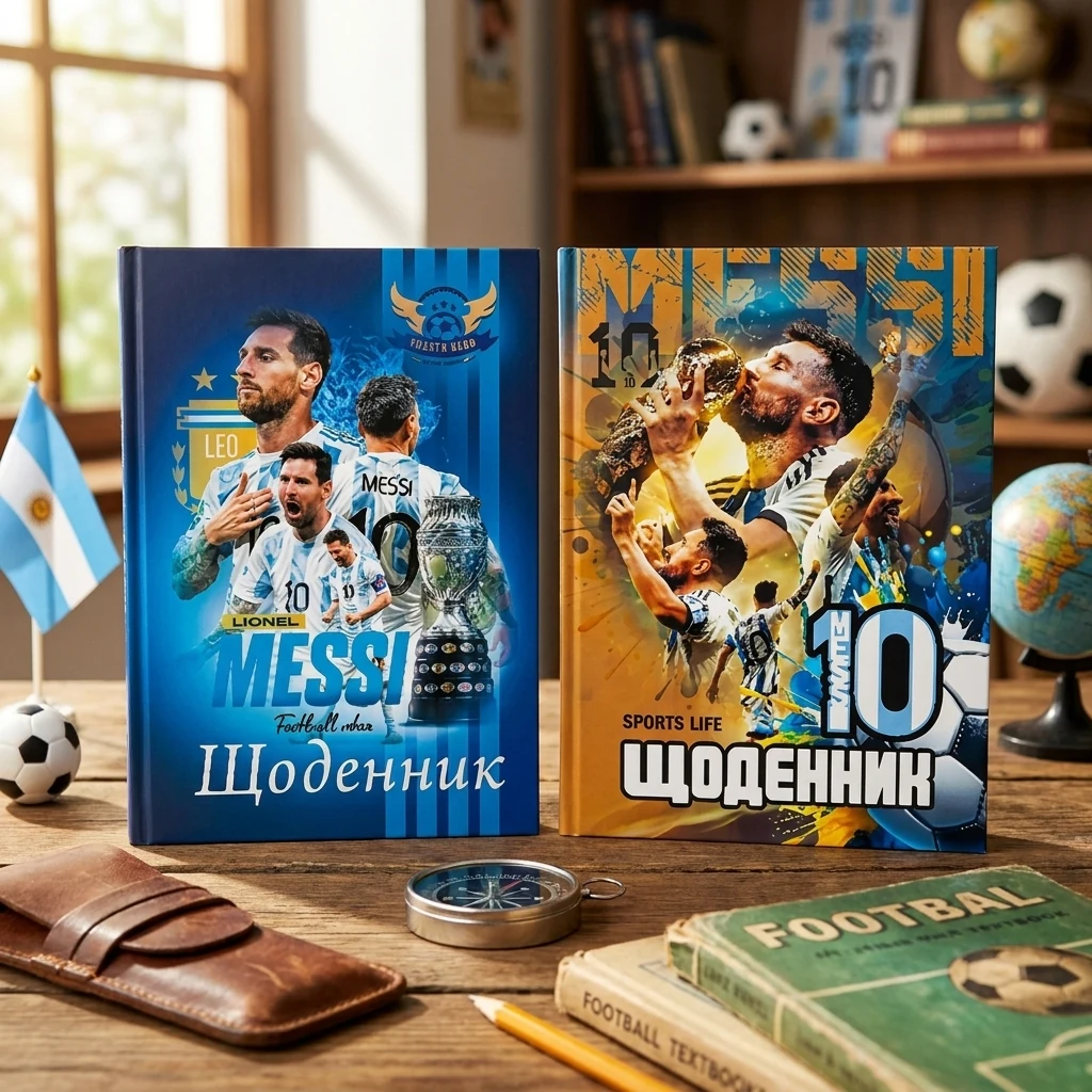 Щоденник шкільний А5 40 аркушів, обкладинка - матова ламінація, Месси