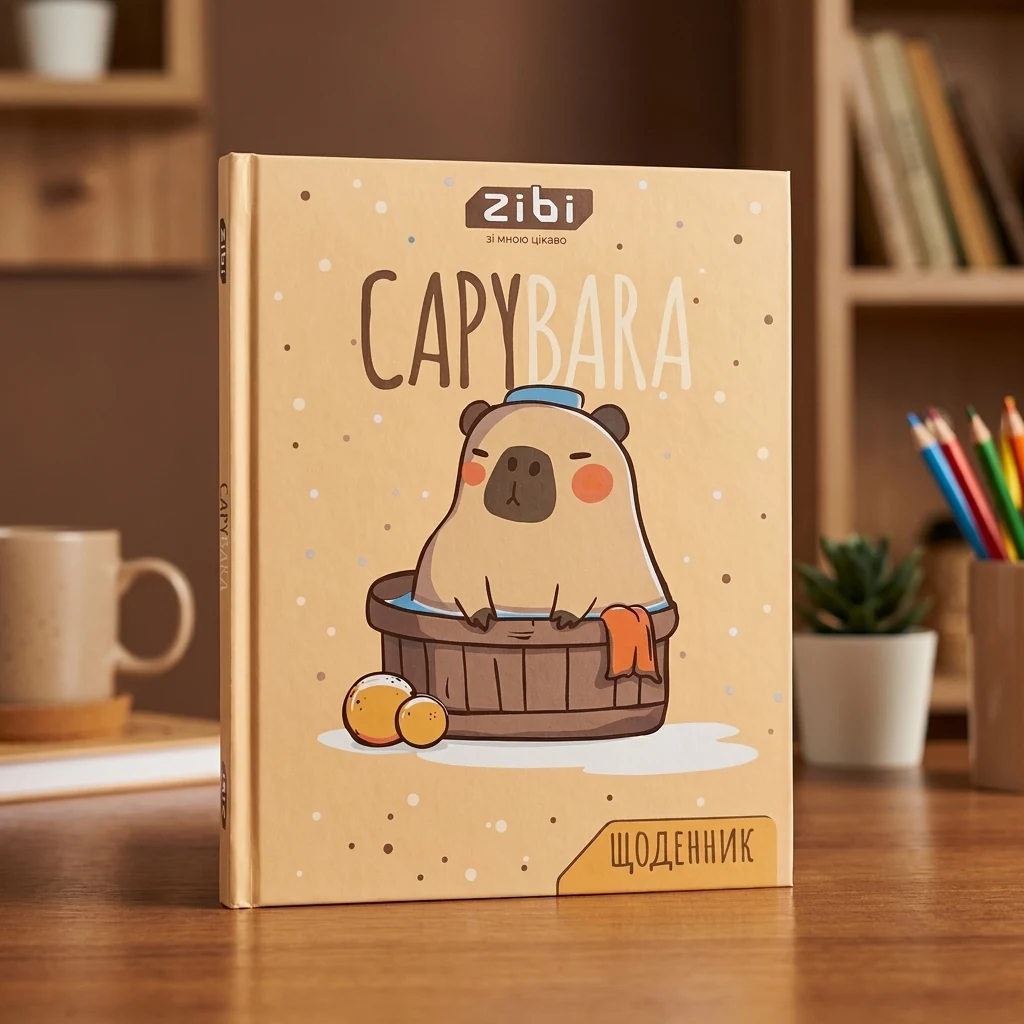 Щоденник шкільний CAPYBARA інтегральна обкладинка KIDS Line ZB.13912 — 