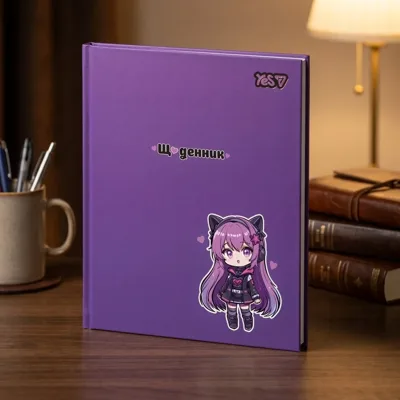 Щоденник шкільний Yes Neko Girl інтегральний A5 40 аркушів 911735