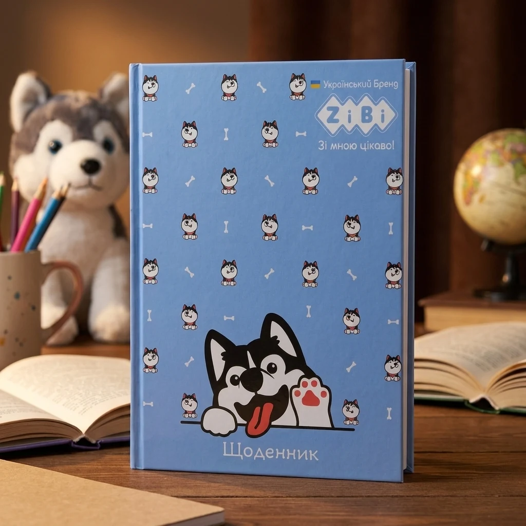 Щоденник шкільний CUTE A5+ 40 арк. інтегральна обкл. мат. ламінація KIDS Line
