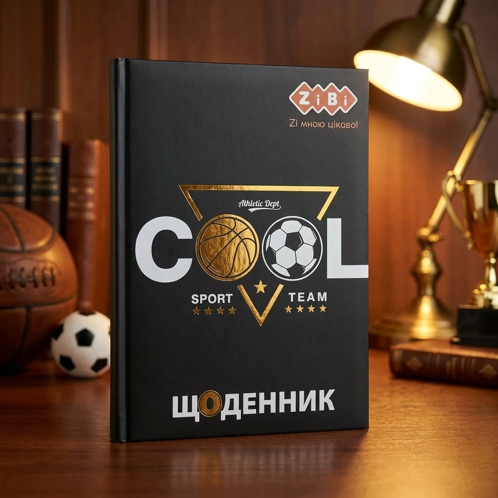 Щоденник шкільний КОМАНДА, В5, 48 л, тверд. обкл. сендвіч, KIDS Line