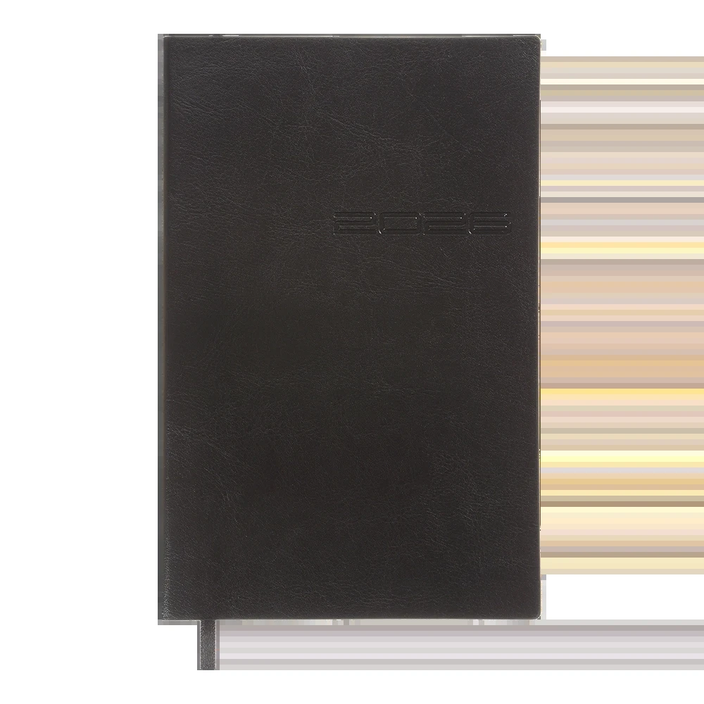 Щотижневик датований A5 2026 Buromax Ideal чорний BM.2707-01