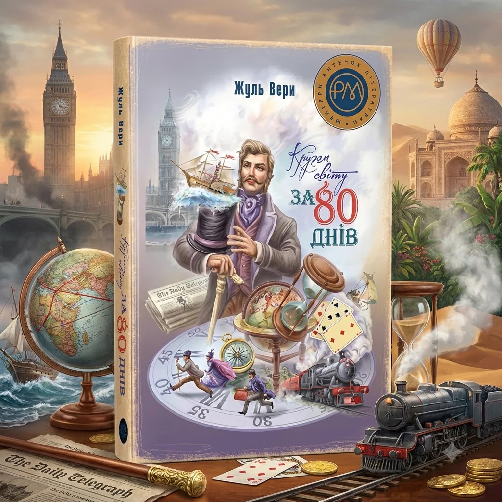 Кругом світу за 80 днів — Ж. Верн