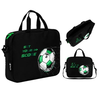 Шкільна текстильна сумка Kite A4, 1 від., 589 Football K26-589-2 K26-589-2