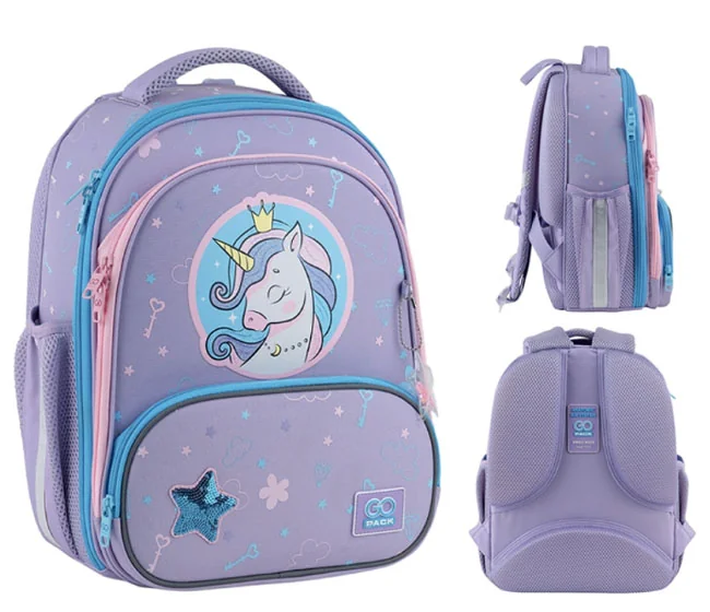 Шкільний рюкзак "Fairytale Unicorn" GoPack GO25-597M-3 бузковий