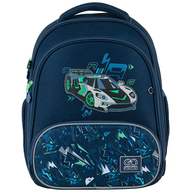 Шкільний рюкзак "Racing Car" GoPack GO24-597M-7 синій