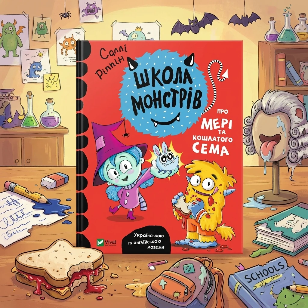 Школа монстрів.Про Мері та кошлатого Сема