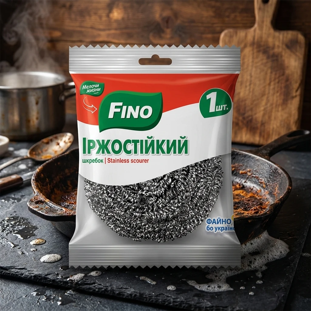 Шкребок спіральний нержавіючий