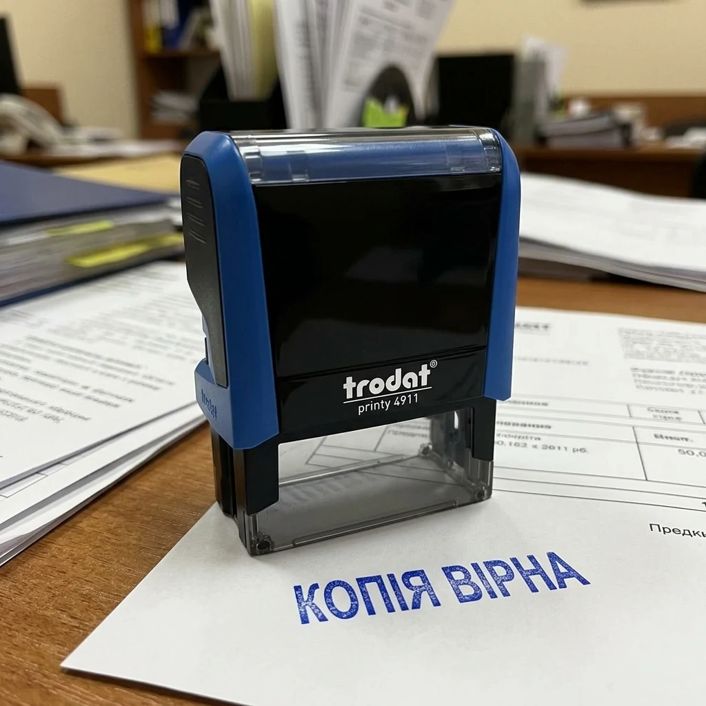 Штамп "Копія вірна"