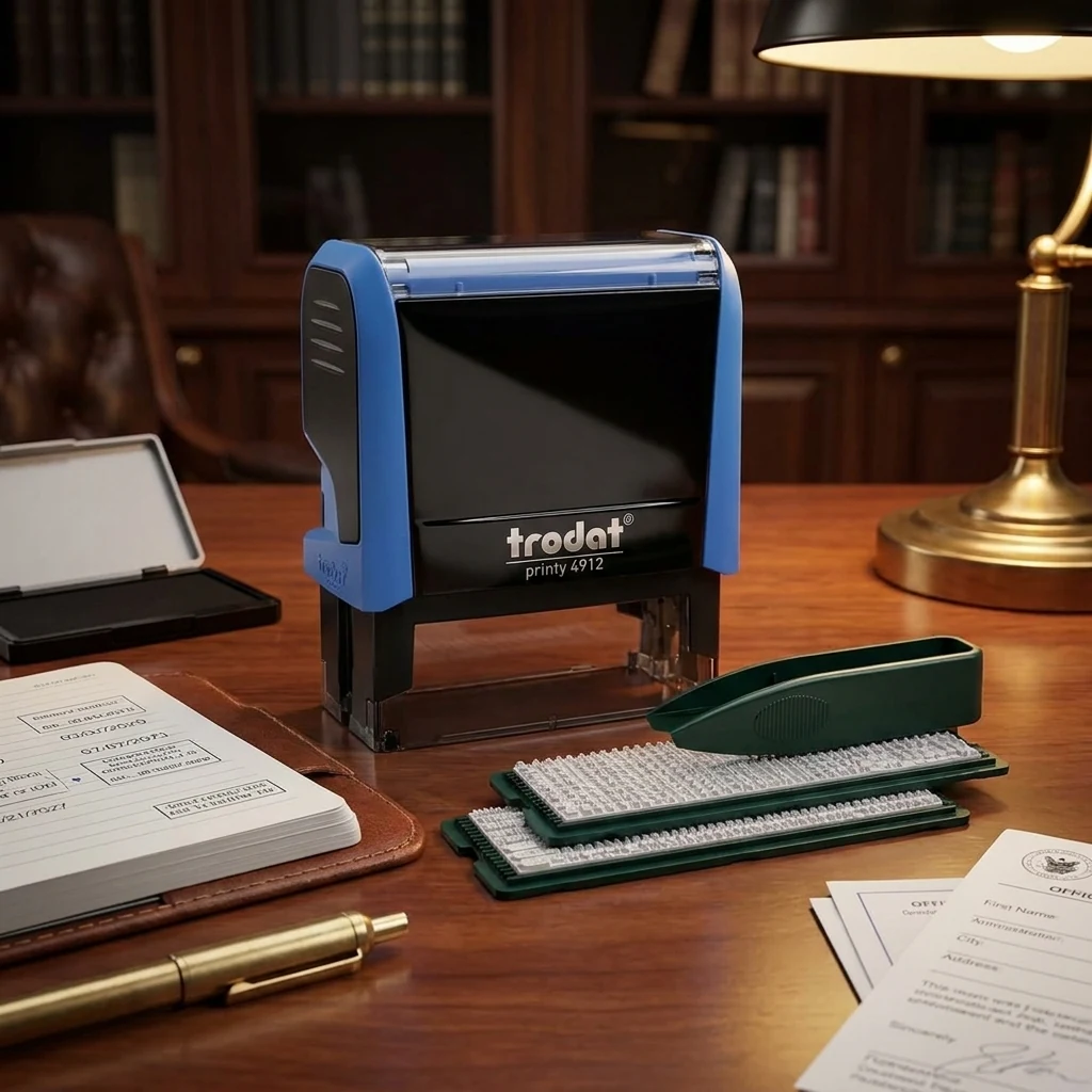 Штамп текст 4-рядковий Trodat