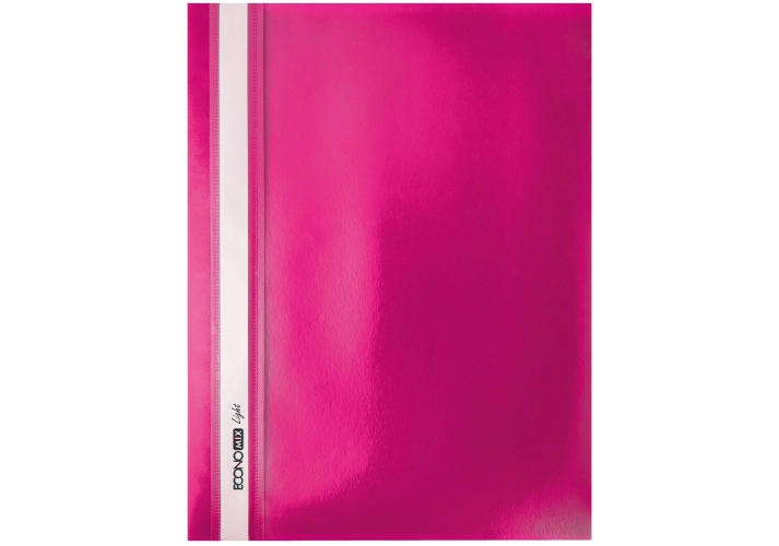 ШВИДКОЗШИВАЧ пластиковий А4 Economix Light 38503-09 рожевий — фото 2