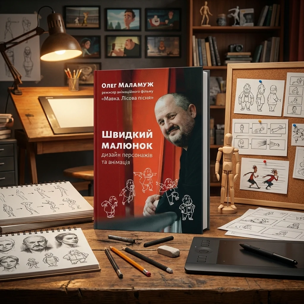 Швидкий малюнок: Дизайн персонажів та анімація — О. Маламуж