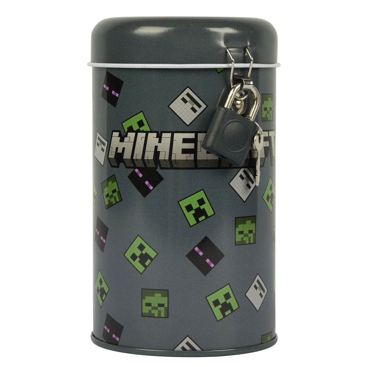Скарбничка металева кругла 13х7,6 см Yes "Minecraft" — фото 2