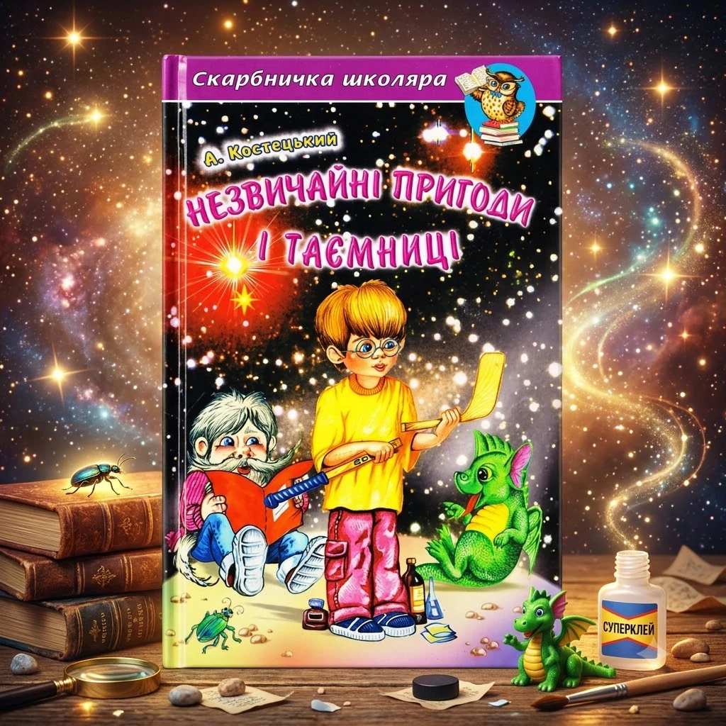Скарбничка школяра. Костецький А. Незвичайні пригоди і таємниці Белкар