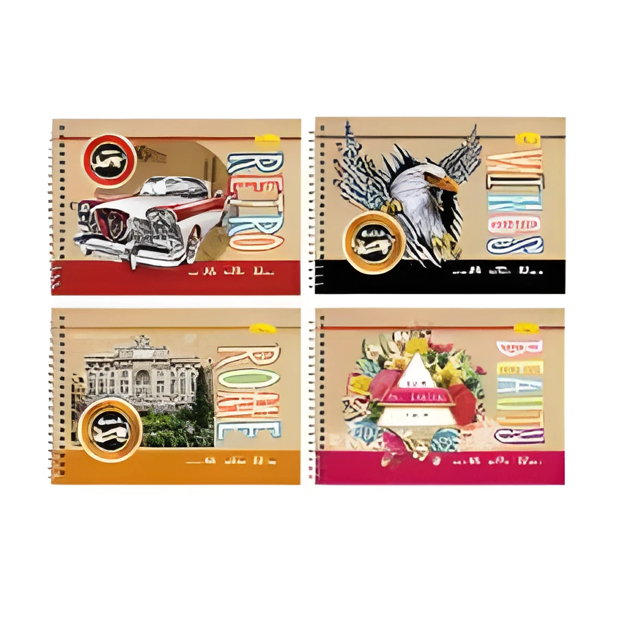 Скетч-бук КРАФТ Апельсин, А5, 150г/м2, 32 аркуші, пружина