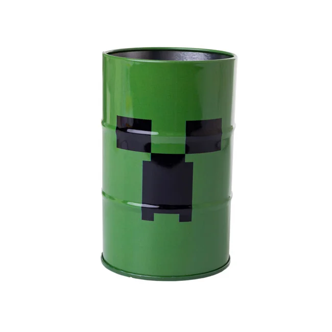 Склянка для ручок металева кругла YES «Minecraft. Creeper»