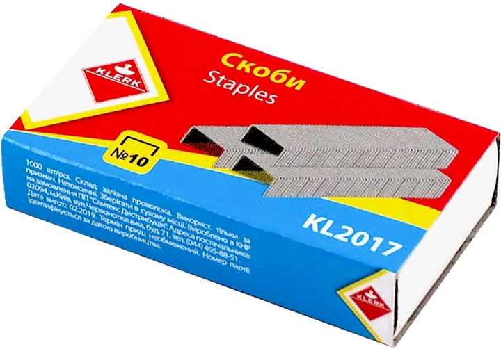 Скоби KLERK №10 1000 шт — фото 2