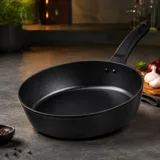 Сковорода глибока Ardesto Gemini Gourmet Bolzano 26 см чорний алюміній AR1926GDP — фото 1