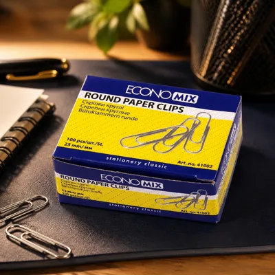 СКРІПКИ 25мм Economix E41002 100шт.