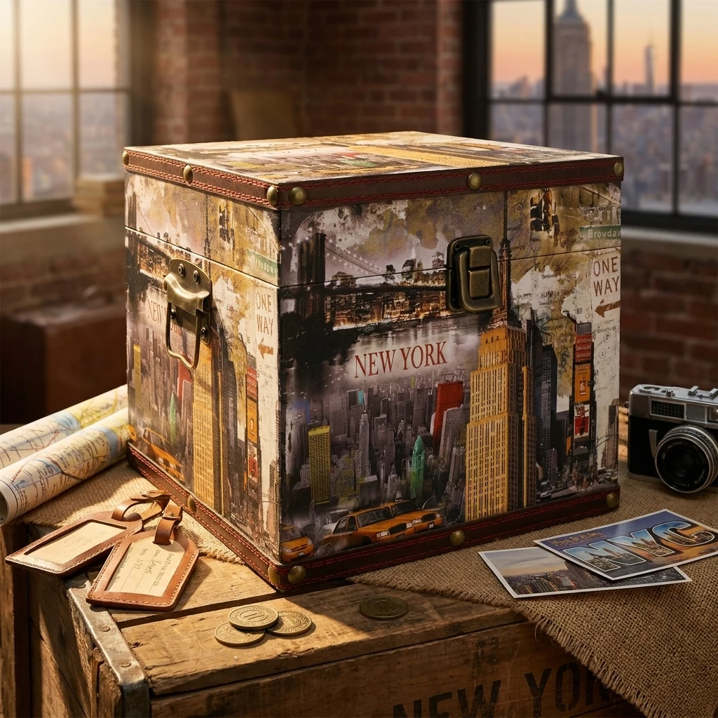 Скриня 30*30*30см "New York"