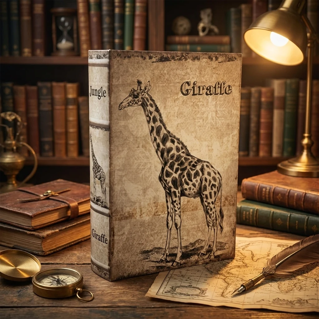 Скринька-книга 25*17*5 см "Жирафа"